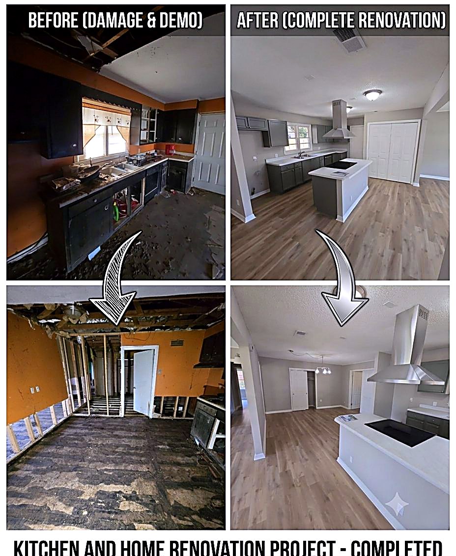 Full Home Renovation before and after